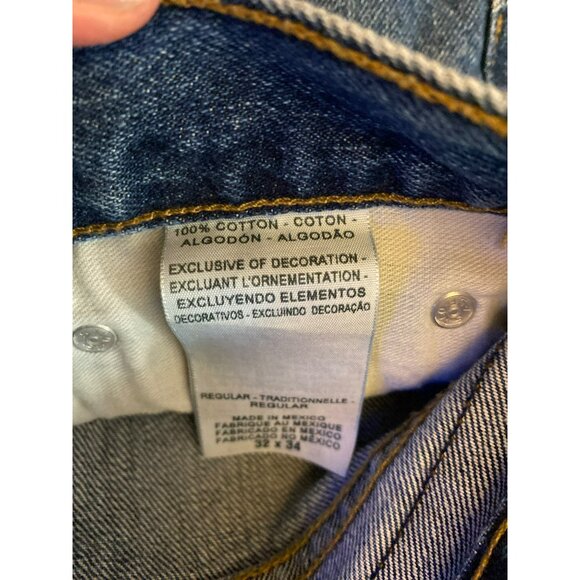 Signature Levi Strauss & Co Men's Regular Fit Jeans  Size 32/34 - Picture 4 of 8